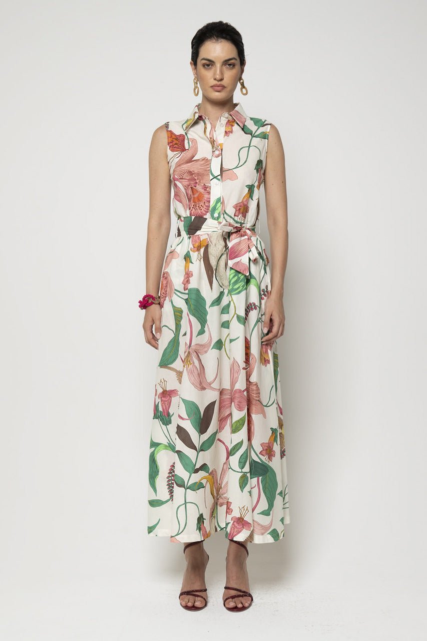 0227-07  laviさま LAVI Timeless Italian Dresses With Delicate Florals