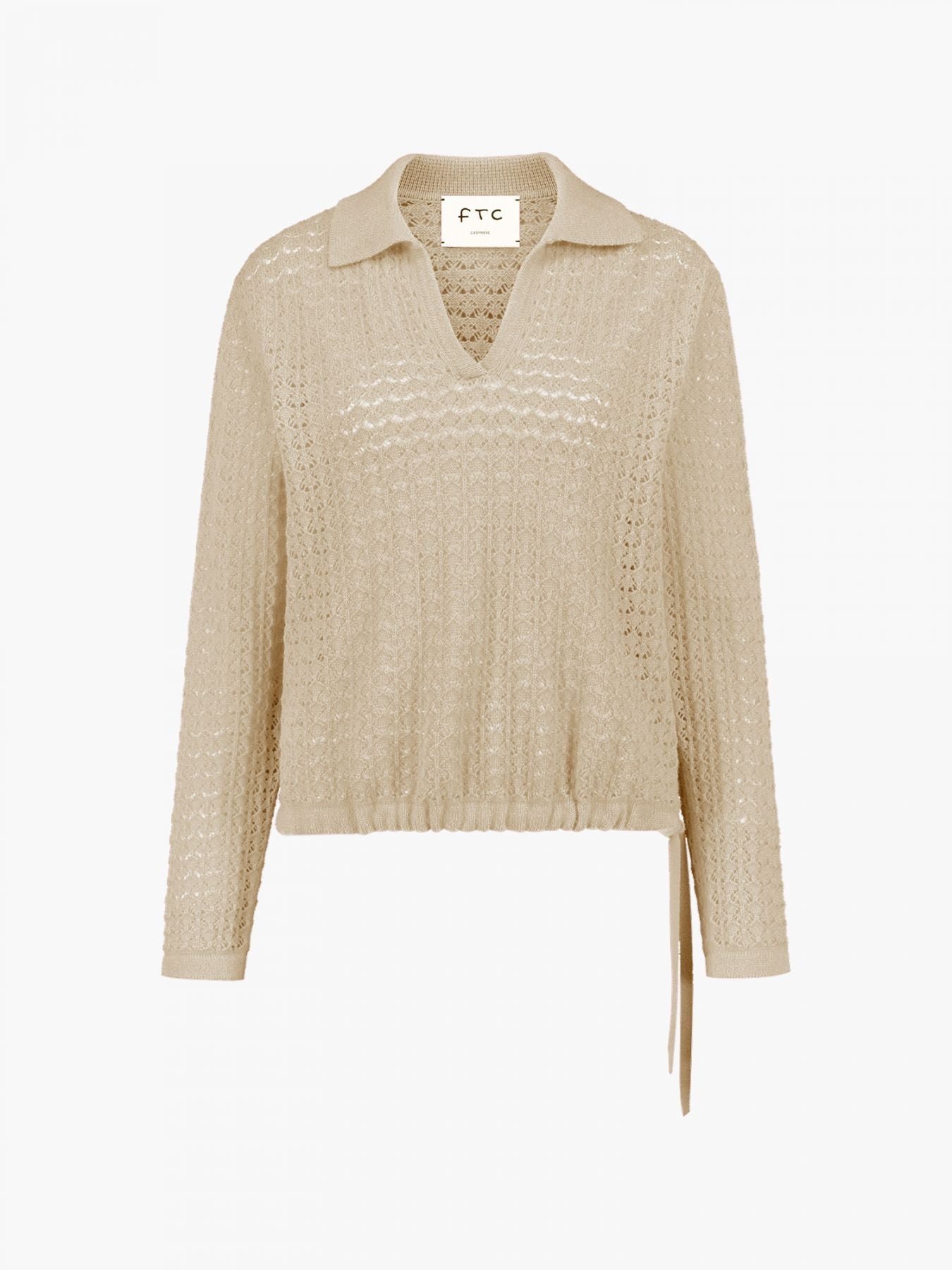 Ajour Polo Pullover - thegreatputonmvAjour Polo PulloverAjour Polo PulloverAjour Polo PulloverSWEATERFTC CASHMEREthegreatputonmv10200-0620Ajour Polo PulloverXS8181 Safari Sand06826780