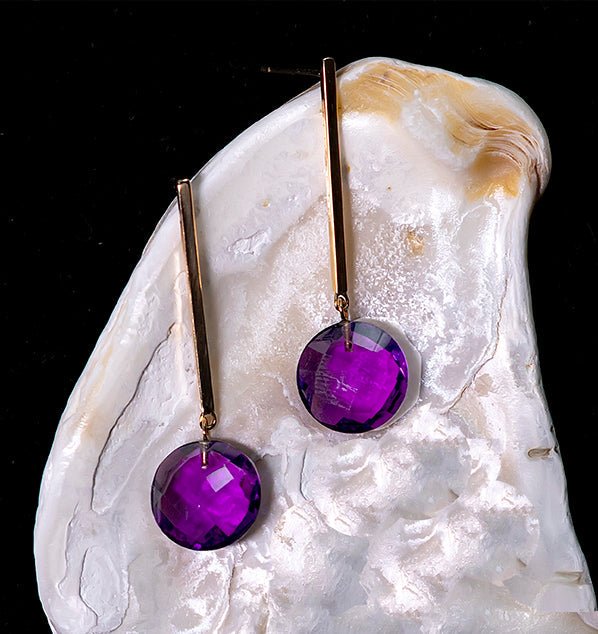 Amethyst earrings - thegreatputonmvAmethyst earringsAmethyst earringsAmethyst earringsEarringsKaren LeethegreatputonmvAmethyst earrings44508039