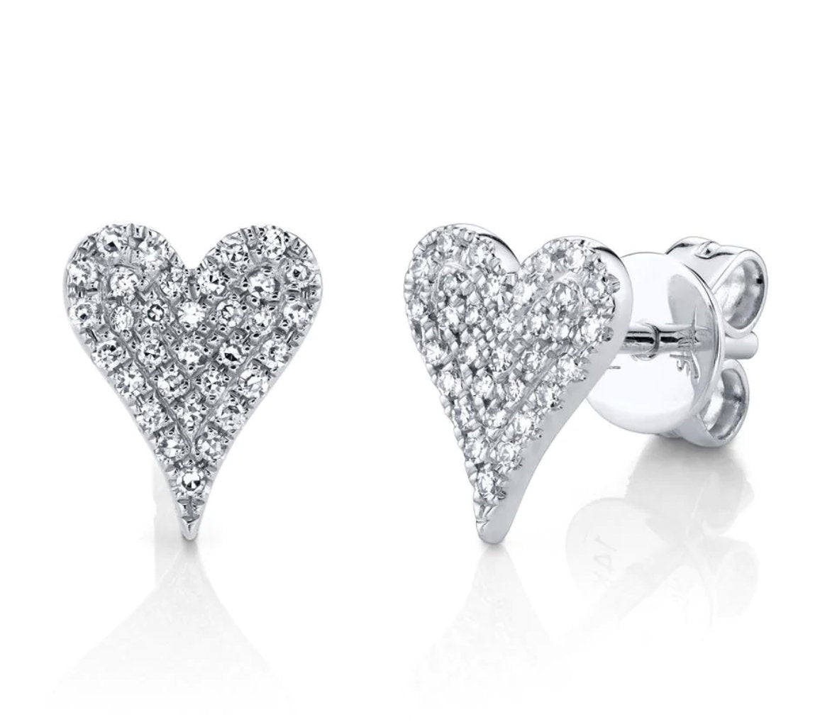 AMOR 0.14 CT. DIAMOND PAVE HEART STUD EARRINGS - thegreatputonmvAMOR 0.14 CT. DIAMOND PAVE HEART STUD EARRINGSAMOR 0.14 CT. DIAMOND PAVE HEART STUD EARRINGSAMOR 0.14 CT. DIAMOND PAVE HEART STUD EARRINGSEarringsShy CreationthegreatputonmvAMOR 0.14 CT. DIAMOND PAVE HEART STUD EARRINGSWhite25212295