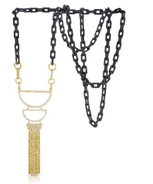 Black Ceramic Detachable Chain w Pave Open Close Diamond Links & Triple Diamond Pendant w Diamond Fringe - thegreatputonmvBlack Ceramic Detachable Chain w Pave Open Close Diamond Links & Triple Diamond Pendant w Diamond FringeBlack Ceramic Detachable Chain w Pave Open Close Diamond Links & Triple Diamond Pendant w Diamond FringeBlack Ceramic Detachable Chain w Pave Open Close Diamond Links & Triple Diamond Pendant w Diamond FringeNecklaceFern FreemanthegreatputonmvBlack Ceramic Detachable Chain