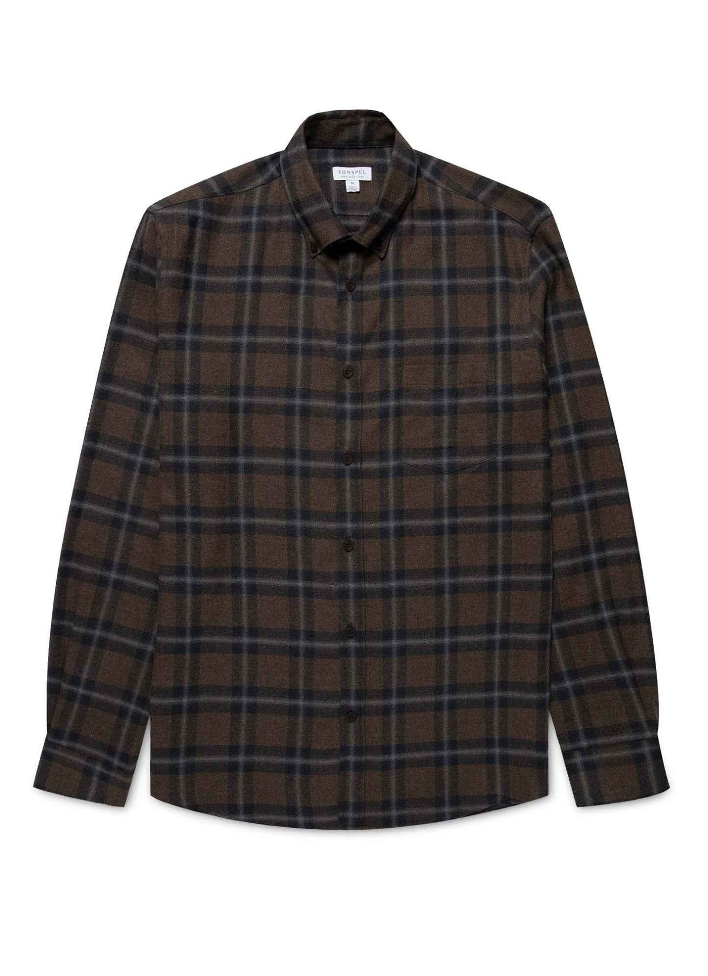 Brushed cotton flannel shirt - thegreatputonmvBrushed cotton flannel shirtBrushed cotton flannel shirtBrushed cotton flannel shirtSunspelthegreatputonmvMSHT2131CBrushed cotton flannel shirtMBARK CHECK