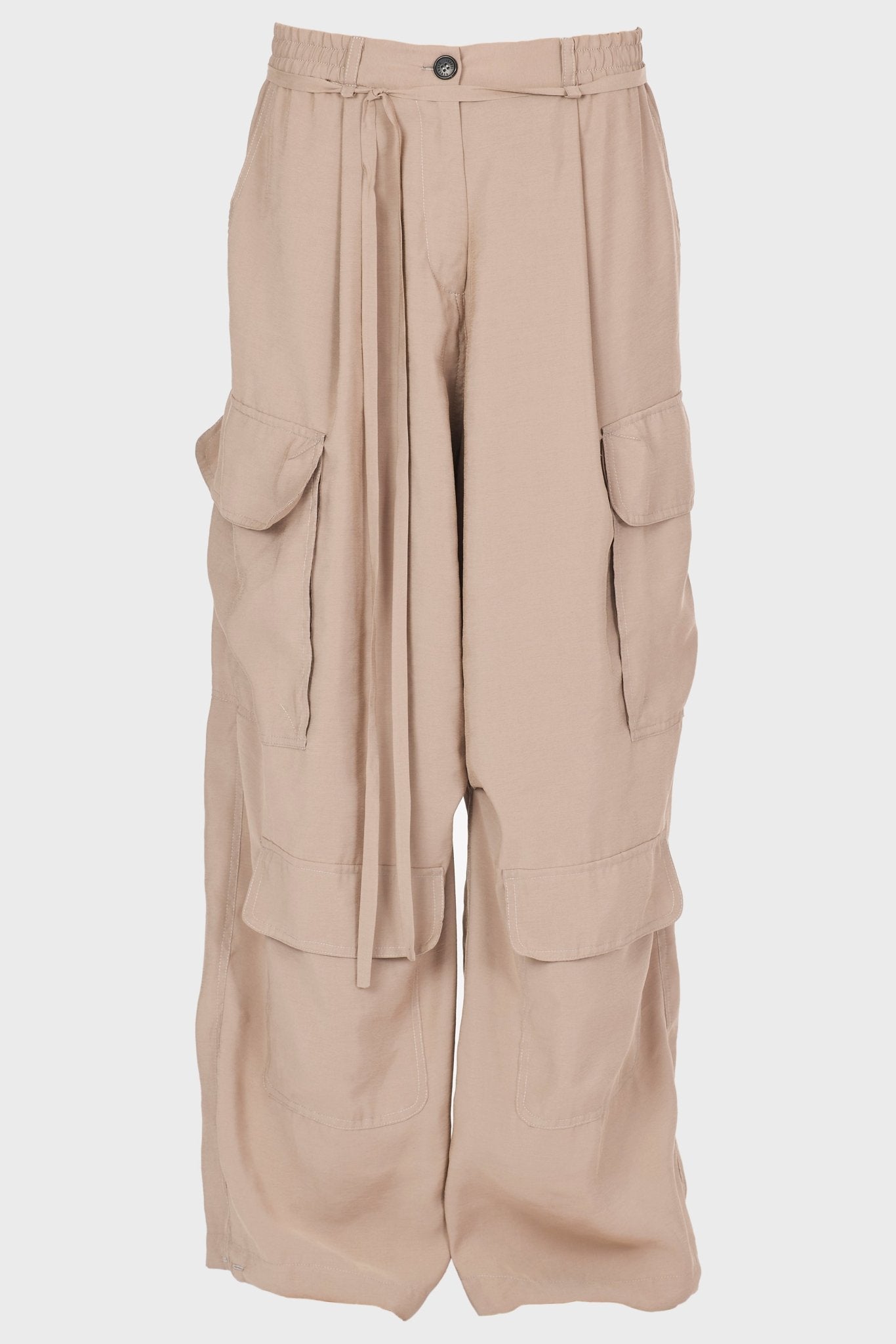 Cargo Trousers - thegreatputonmvCargo TrousersCargo TrousersCargo TrousersISABEL BENENATOthegreatputonmvDW81S25Cargo Trousers36Sand
