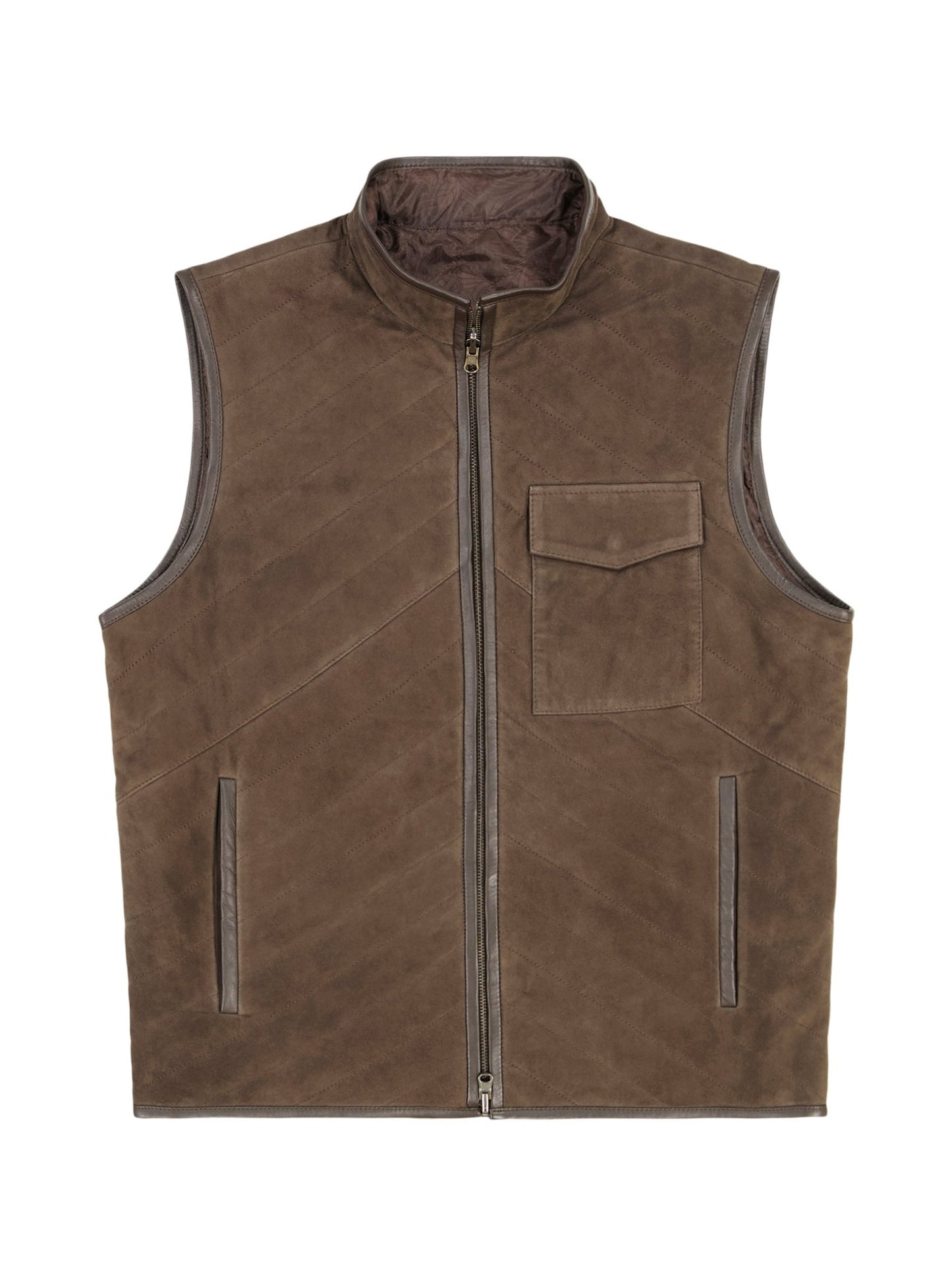 Cauthorne leather vest - thegreatputonmvCauthorne leather vestCauthorne leather vestCauthorne leather vestRobert GrahamthegreatputonmvF25903 - 205Cauthorne leather vestMDark brown