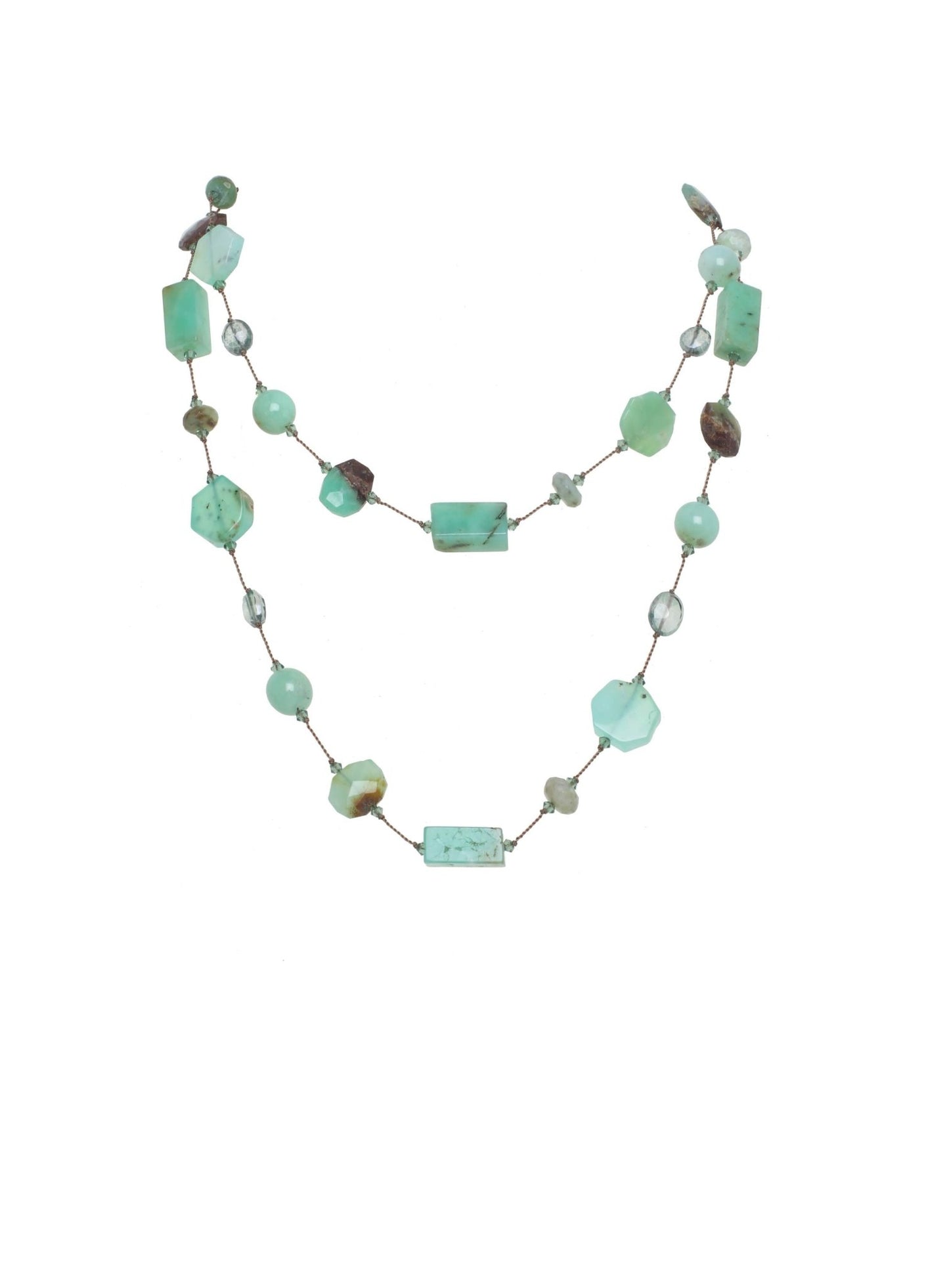 Chrysoprase, opal, green topaz, Swarovski crystal - thegreatputonmvChrysoprase, opal, green topaz, Swarovski crystalChrysoprase, opal, green topaz, Swarovski crystalChrysoprase, opal, green topaz, Swarovski crystalNecklacesMargo MorrisonthegreatputonmvLN - 1915Chrysoprase, opal, green topaz, Swarovski crystal89619079