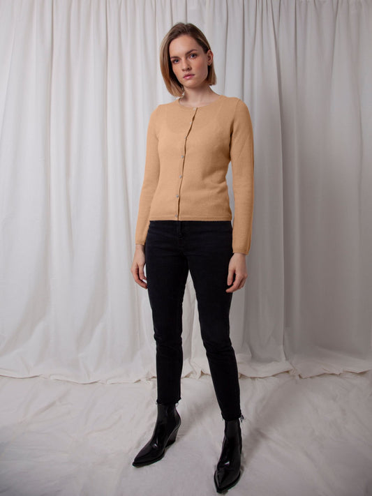 CREW CARDIGAN - thegreatputonmvCREW CARDIGANCREW CARDIGANCREW CARDIGANSweaterFTC CASHMEREthegreatputonmv00002 - 1160CREW CARDIGANXS816 ALMOND