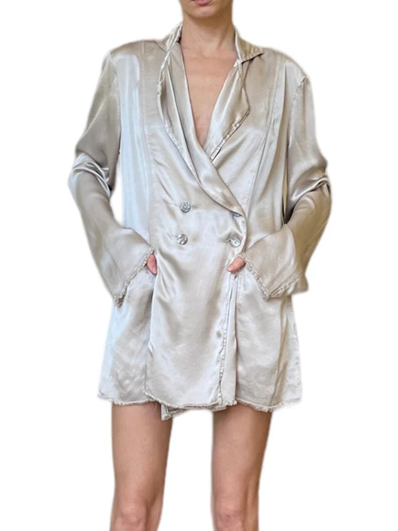 silver blazer dress zara Silver Blazer Dress Zara Factory Sale