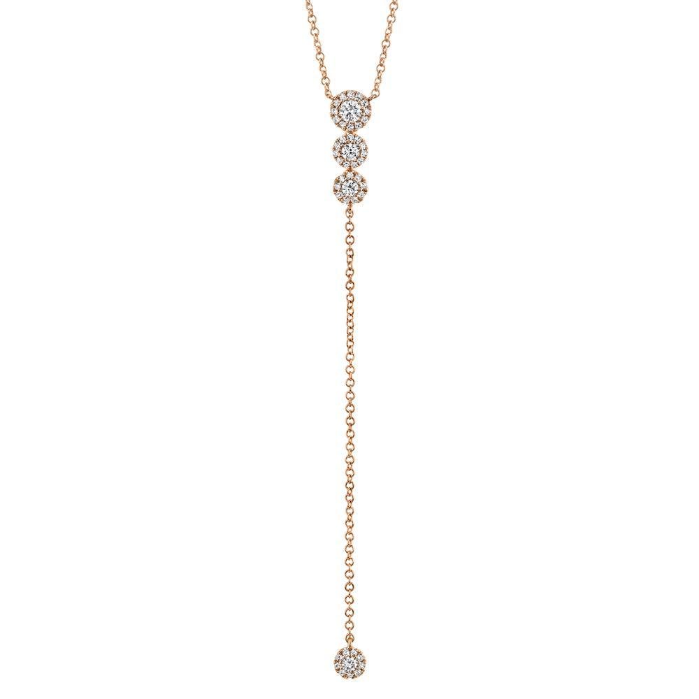 Diamond Lariat Necklace - thegreatputonmvDiamond Lariat NecklaceDiamond Lariat NecklaceDiamond Lariat NecklaceNecklaceShy CreationthegreatputonmvSC55002610 0.29CT DIAMOND LARIAT NECKLACE All of our designs are handmade and slight variations may exist. All Shy Creation items are hand set and all stones are natural and hand - picked. Each piece is unique and you can expect slight variations in the shade, hue, and tint of the color stones.Rose Gold35922567