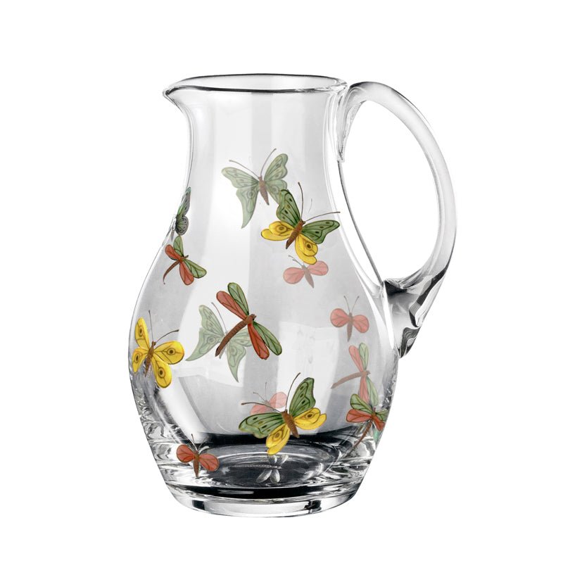Fly Fusion Jug Painted - thegreatputonmvFly Fusion Jug PaintedFly Fusion Jug PaintedFly Fusion Jug PaintedGlassArtelthegreatputonmvG - 454 - FFU - 1 - PANaturally appropriate for casual al fresco dining, our FLY FUSION collection consists of six different insect - themed motifs that are available either individually or in sets of six. Perfect for serving water, iced tea, or lemonade, our Jug is both practical and beautiful, and its large size makes it an ideal surface for displaying some of our