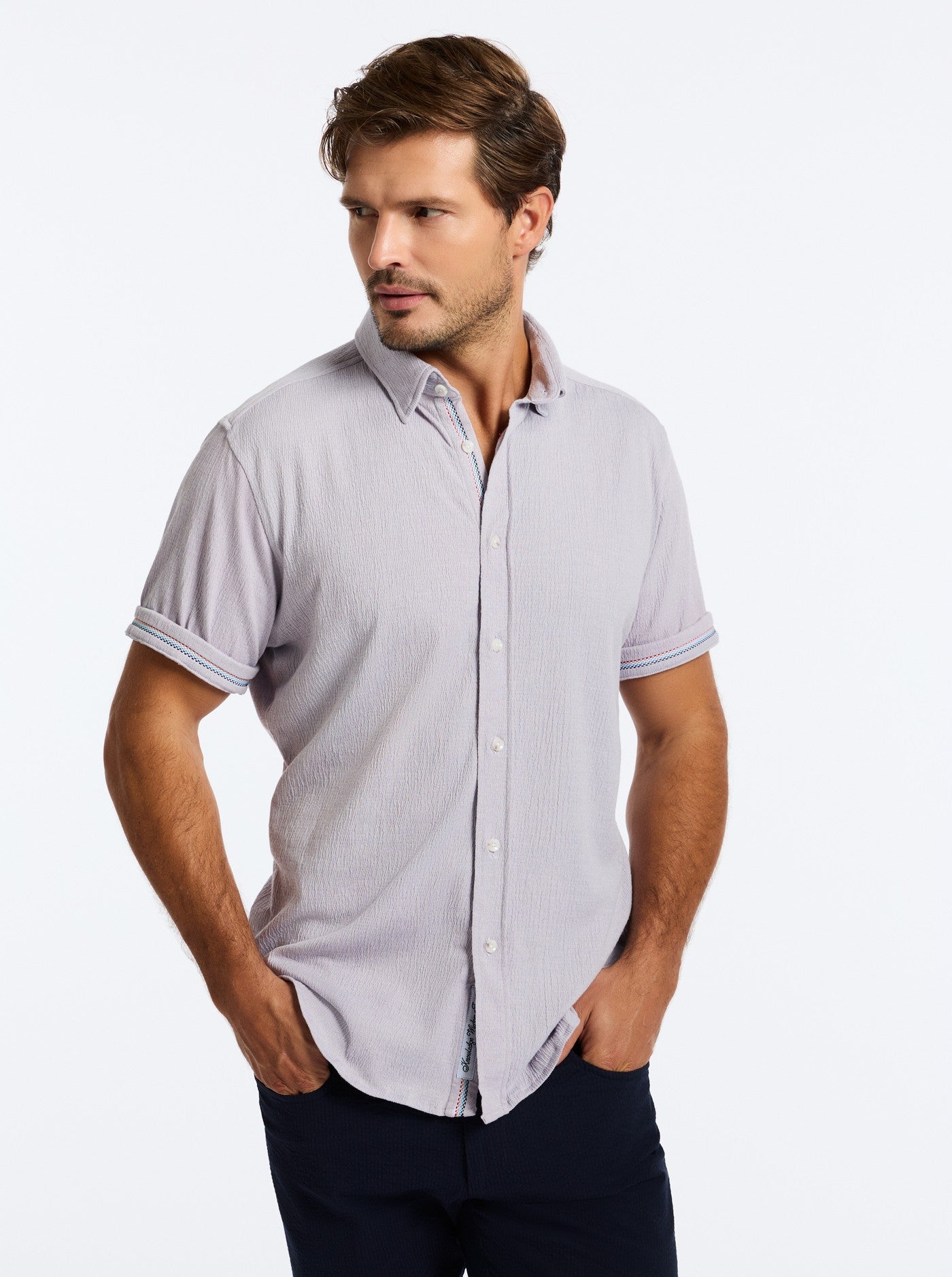Hammond s/s knit shirt - thegreatputonmvHammond s/s knit shirtHammond s/s knit shirtHammond s/s knit shirtRobert GrahamthegreatputonmvS25286TF - 532Hammond s/s knit shirtMLilac