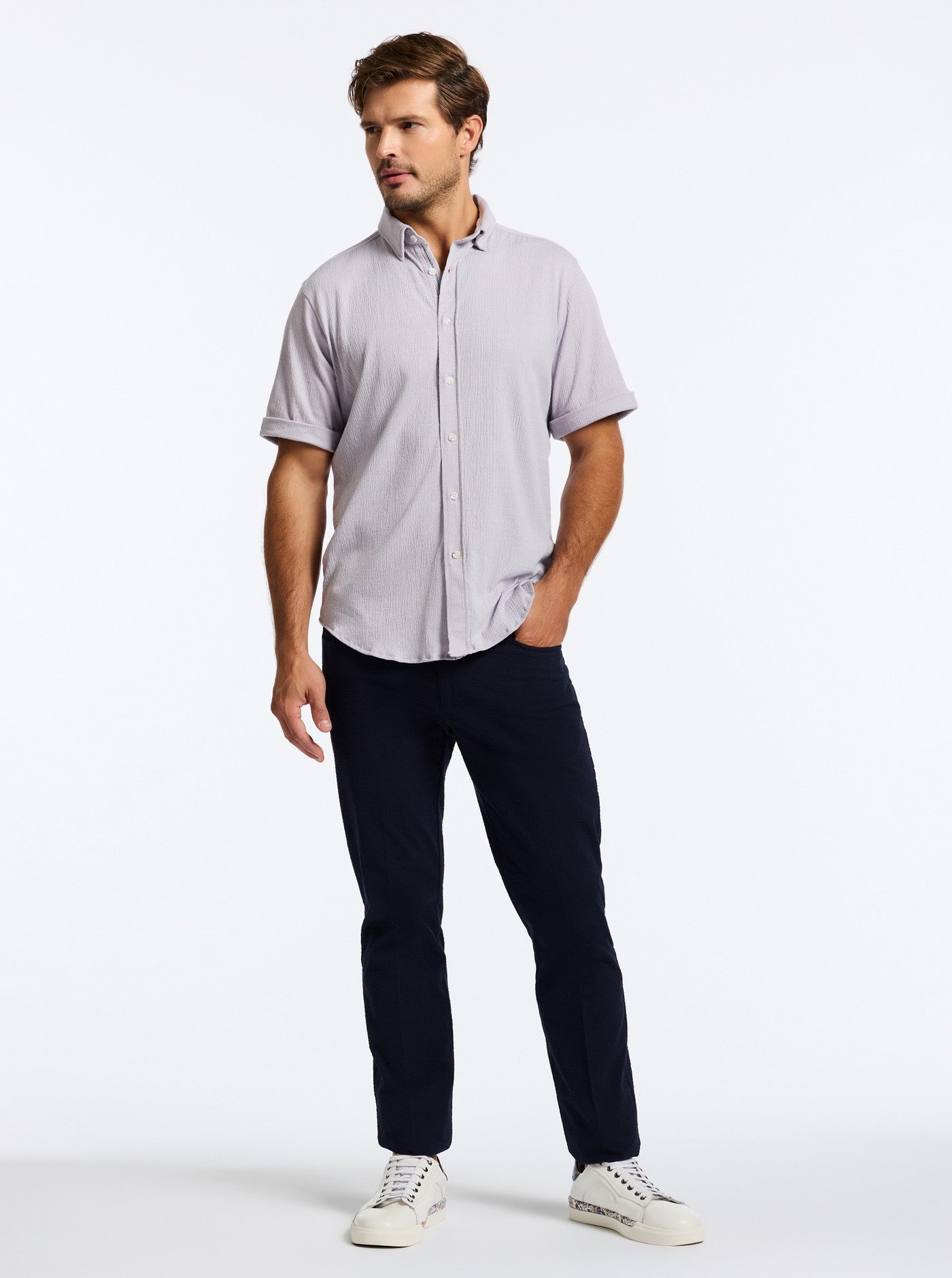 Hammond s/s knit shirt - thegreatputonmvHammond s/s knit shirtHammond s/s knit shirtHammond s/s knit shirtRobert GrahamthegreatputonmvS25286TF - 532Hammond s/s knit shirtMLilac