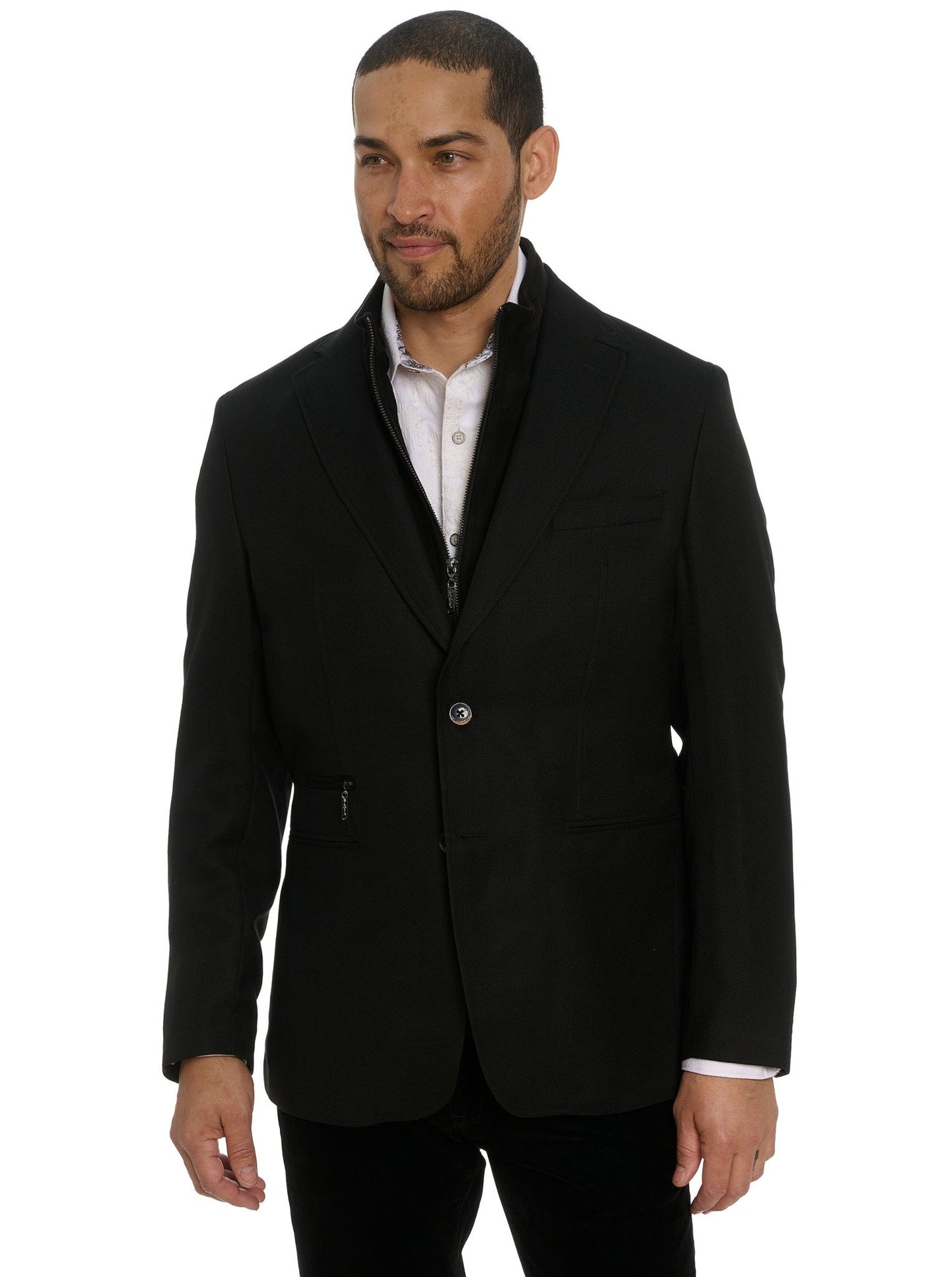Jetson woven sportcoat - thegreatputonmvJetson woven sportcoatJetson woven sportcoatJetson woven sportcoatRobert GrahamthegreatputonmvRF245036TFJetson woven sportcoat40Black