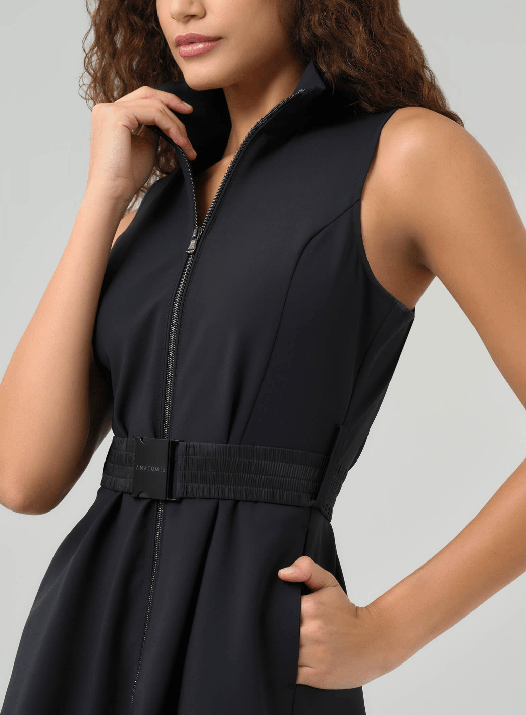 Katana Performance Belted Sleeveless Dress - thegreatputonmvKatana Performance Belted Sleeveless DressKatana Performance Belted Sleeveless DressKatana Performance Belted Sleeveless DressDressAnatomiethegreatputonmvAB4603Katana Performance Belted Sleeveless Dressx smallBLACK