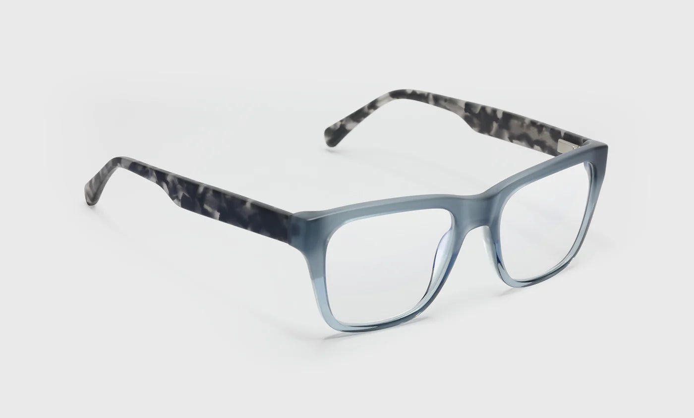 Kvetcher - thegreatputonmvKvetcherKvetcherKvetcherGlassesEyebobsthegreatputonmv2704-59Kvetcher59 - Transparent Grey Teal Front with Black Tokyo Temples1.50