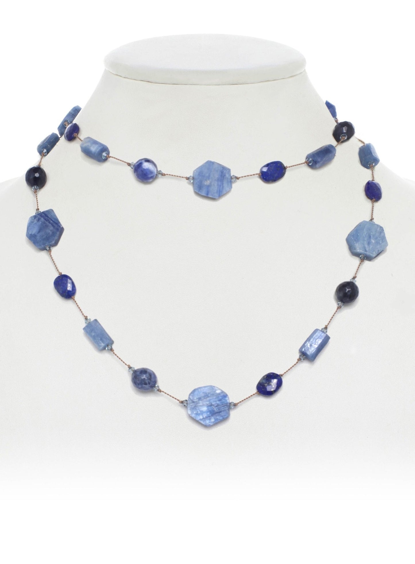 Kyanite Combination - thegreatputonmvKyanite CombinationKyanite CombinationKyanite CombinationNecklaceMargo MorrisonthegreatputonmvLN - 1833Kyanite Combination78445191