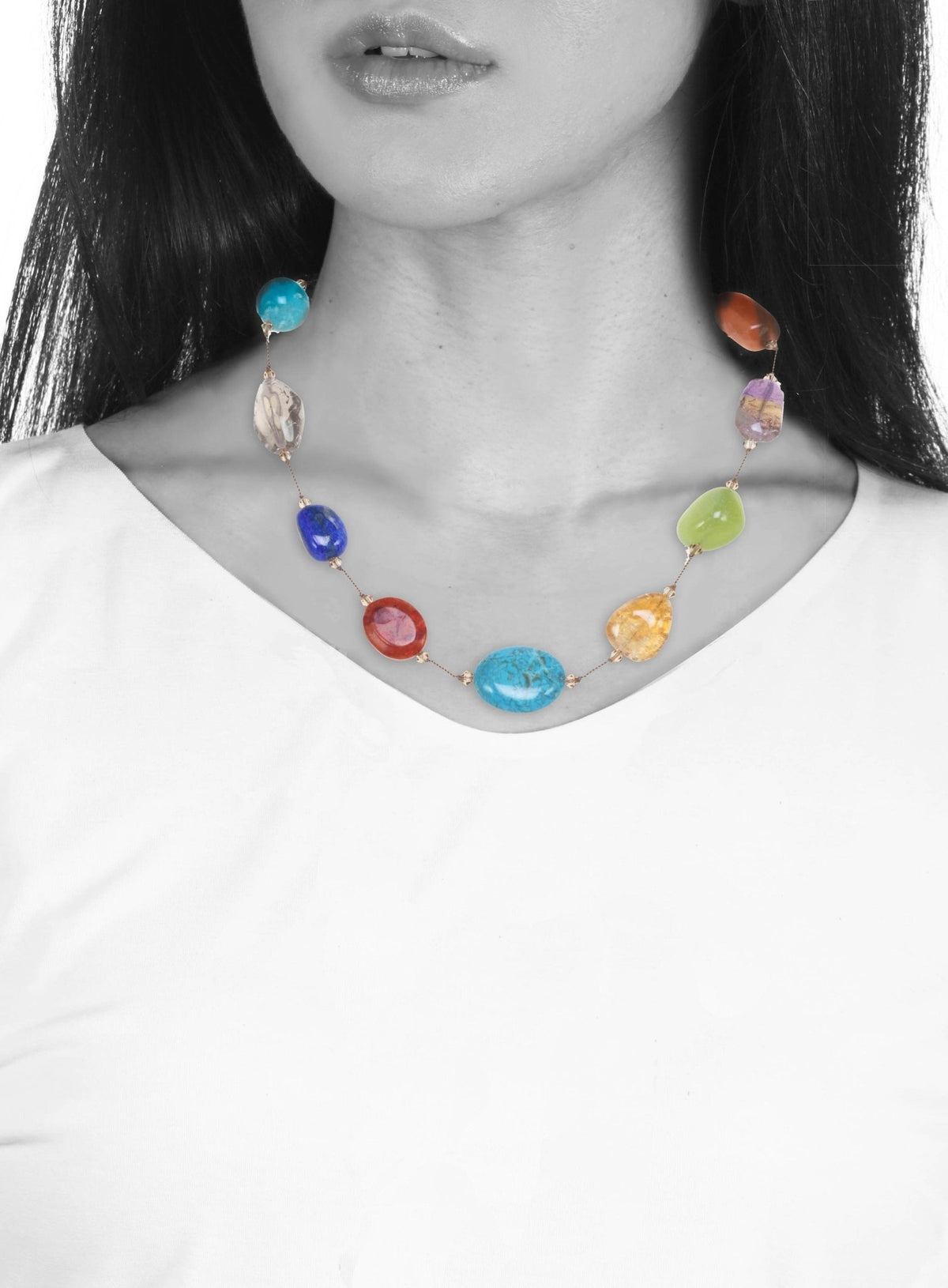 LARGE MULTI - STONE, N - 879 - thegreatputonmvLARGE MULTI - STONE, N - 879LARGE MULTI - STONE, N - 879LARGE MULTI - STONE, N - 879NeckaceMargo MorrisonthegreatputonmvLARGE MULTI - STONE, N - 87957204871