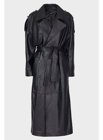 Leather Trench Coat - thegreatputonmvLeather Trench CoatLeather Trench CoatLeather Trench CoatISABEL BENENATOthegreatputonmvDL01F25Leather Trench CoatSBlack