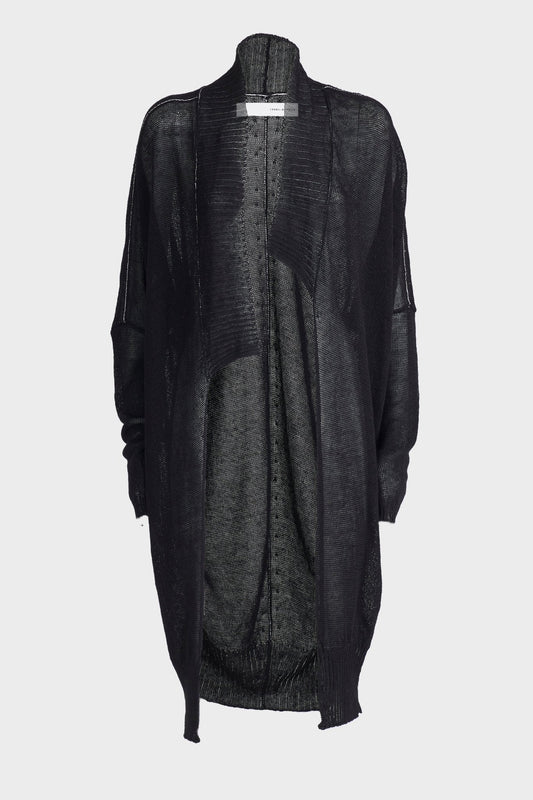 Linen Midi Cardigan - thegreatputonmvLinen Midi CardiganLinen Midi CardiganLinen Midi CardiganWOMEN'S CARDIGANISABEL BENENATOthegreatputonmvDK62S24Linen Midi CardiganBLACK 0140