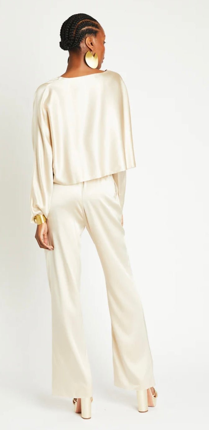 Liz Silk Pants - thegreatputonmvLiz Silk PantsLiz Silk PantsLiz Silk PantsBeryllthegreatputonmvLiz Pants - PearlLiz Silk PantsXSPearl