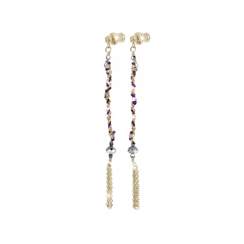 MLS815 - thegreatputonmvMLS815MLS815MLS815EarringsMarie Laure ChamorelthegreatputonmvMLS815Gold & Amethyst38796935