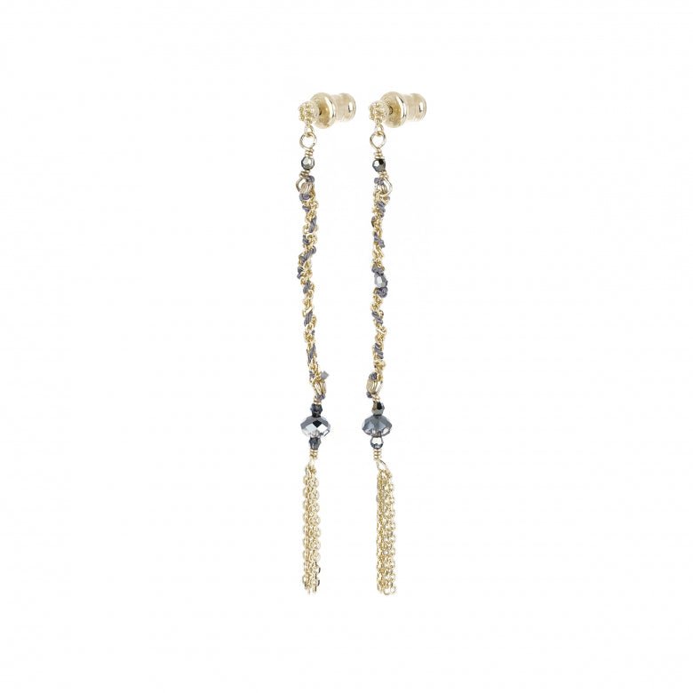 MLS815 - thegreatputonmvMLS815MLS815MLS815EarringsMarie Laure ChamorelthegreatputonmvMLS815Black & Silver38829703