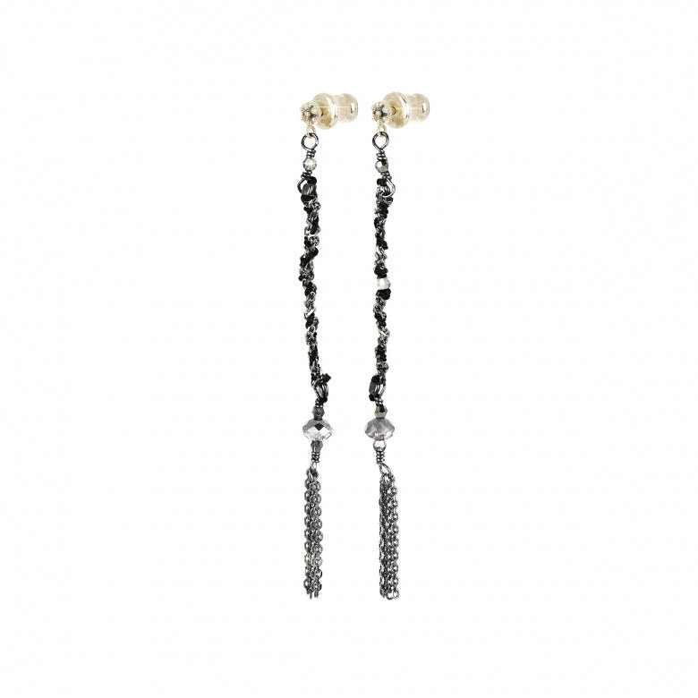 MLS815 - thegreatputonmvMLS815MLS815MLS815EarringsMarie Laure ChamorelthegreatputonmvMLS815Black & Silver38829703