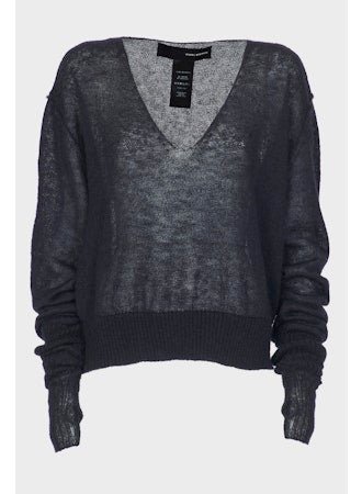Mohair and Ilk Boxy V - neck Sweater - thegreatputonmvMohair and Ilk Boxy V - neck SweaterMohair and Ilk Boxy V - neck SweaterMohair and Ilk Boxy V - neck SweaterISABEL BENENATOthegreatputonmvDK923F25Mohair and Ilk Boxy V - neck SweaterSBlack
