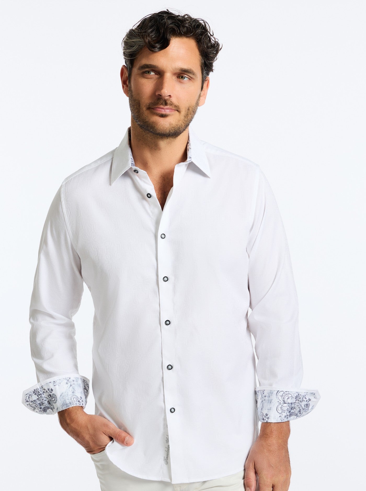 Odyssey l/s woven shirt - thegreatputonmvOdyssey l/s woven shirtOdyssey l/s woven shirtOdyssey l/s woven shirtRobert GrahamthegreatputonmvS25102C - 100Odyssey l/s woven shirtMWhite