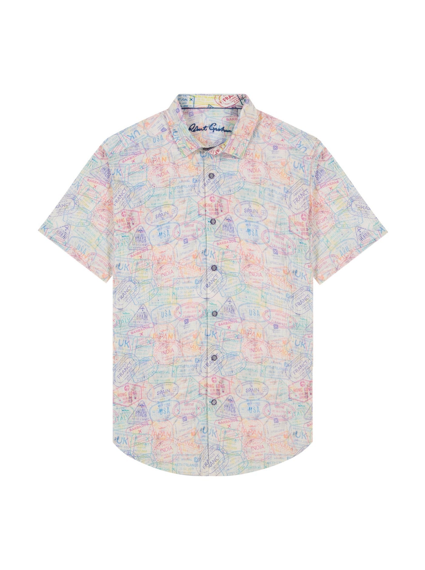 Passport s/s woven shirt - thegreatputonmvPassport s/s woven shirtPassport s/s woven shirtPassport s/s woven shirtRobert GrahamthegreatputonmvP25212C - 960Passport s/s woven shirtMMulticolor