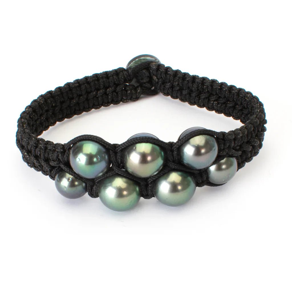 PEARL MACRAME BRACELET - thegreatputonmvPEARL MACRAME BRACELETPEARL MACRAME BRACELETPEARL MACRAME BRACELETBraceletSamira 13thegreatputonmvP - 3185 - BRC - 57 - BLPEARL MACRAME BRACELET