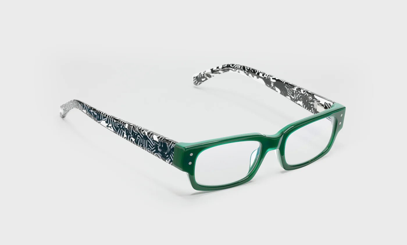 Peckerhead - thegreatputonmvPeckerheadPeckerheadPeckerheadGlassesEyebobsthegreatputonmv2275-17Peckerhead17 Kelly Green Front with Zebra Temples1.50