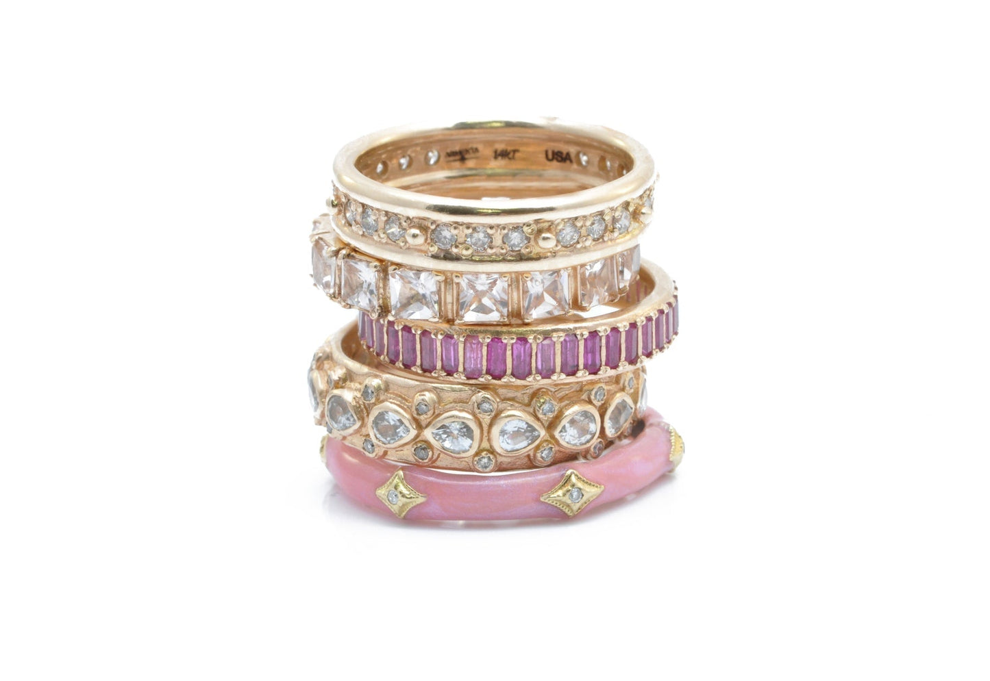 Pink - Mauve Opal Enamel Crivelli Stack Band Ring - thegreatputonmvPink - Mauve Opal Enamel Crivelli Stack Band RingPink - Mauve Opal Enamel Crivelli Stack Band RingPink - Mauve Opal Enamel Crivelli Stack Band RingRingsArmentathegreatputonmv1Pink - Mauve Opal Enamel Crivelli Stack Band Ring6.580269191