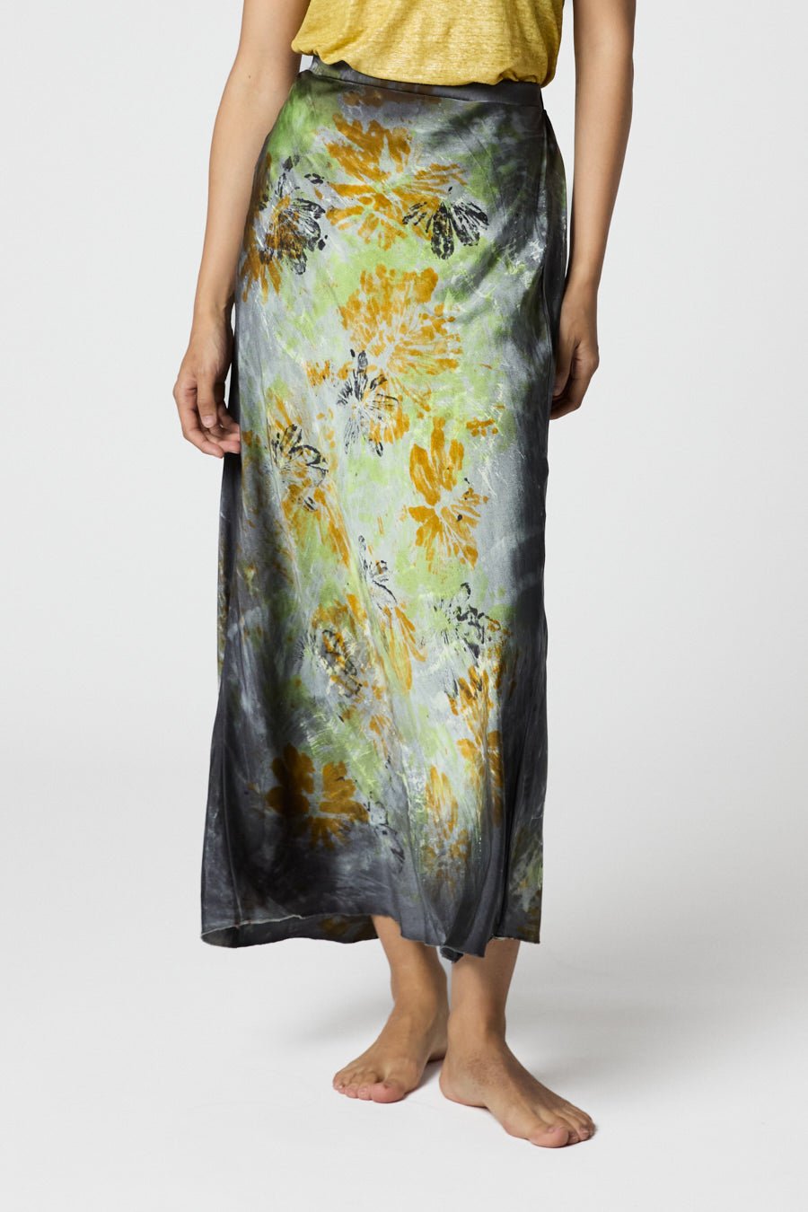 POSEIDONIA EFFECT SILK SKIRT - thegreatputonmvPOSEIDONIA EFFECT SILK SKIRTPOSEIDONIA EFFECT SILK SKIRTPOSEIDONIA EFFECT SILK SKIRTSkirtAVANT TOIthegreatputonmvPOSEIDONIA EFFECT SILK SKIRTSBASE NERA+GIALLO FLUO V01113