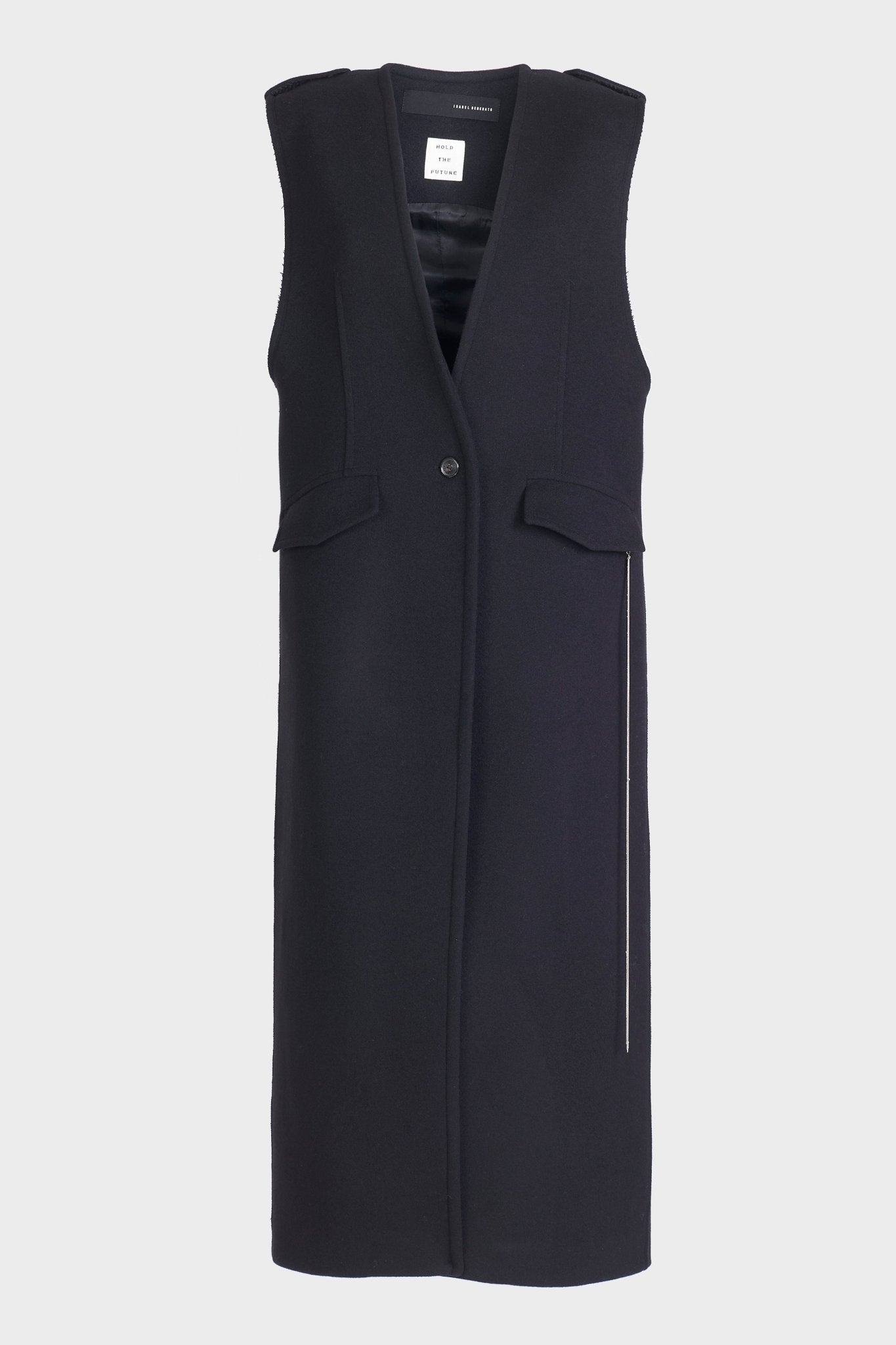 PRE ORDER - Wool Long Vest - thegreatputonmvPRE ORDER - Wool Long VestPRE ORDER - Wool Long VestPRE ORDER - Wool Long VestWOMEN'S VESTISABEL BENENATOthegreatputonmvDW13F24PRE ORDER - Wool Long VestBLACK 01M
