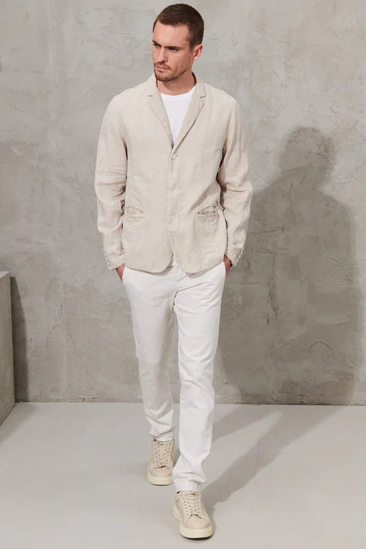 Regular-fit Linen Jacket with Etamine Inserts - thegreatputonmvRegular-fit Linen Jacket with Etamine InsertsRegular-fit Linen Jacket with Etamine InsertsRegular-fit Linen Jacket with Etamine Insertsmen's jacketsTransit Men'sthegreatputonmvCFUTRWD134Regular-fit Linen Jacket with Etamine InsertsMU02 STONE
