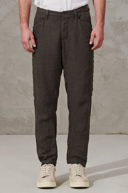Regular-fit Linen Trousers with Inserts - thegreatputonmvRegular-fit Linen Trousers with InsertsRegular-fit Linen Trousers with InsertsRegular-fit Linen Trousers with InsertsMEN'S PANTSTransit Men'sthegreatputonmvCFUTRWD131Regular-fit Linen Trousers with InsertsMU16 MUD