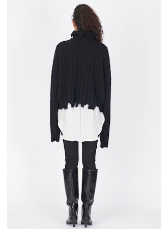 Ribbed Cashmere Turtleneck Sweater - thegreatputonmvRibbed Cashmere Turtleneck SweaterRibbed Cashmere Turtleneck SweaterRibbed Cashmere Turtleneck SweaterISABEL BENENATOthegreatputonmvDK13F25Ribbed Cashmere Turtleneck SweaterSBlack