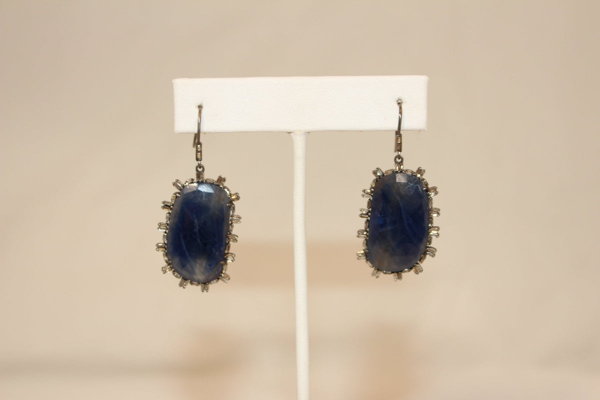 Sapphire Drop Earrings - thegreatputonmvSapphire Drop EarringsSapphire Drop EarringsSapphire Drop EarringsEarringsGristhegreatputonmvE298Sapphire and baguette diamond earrings Sourced from India70939271