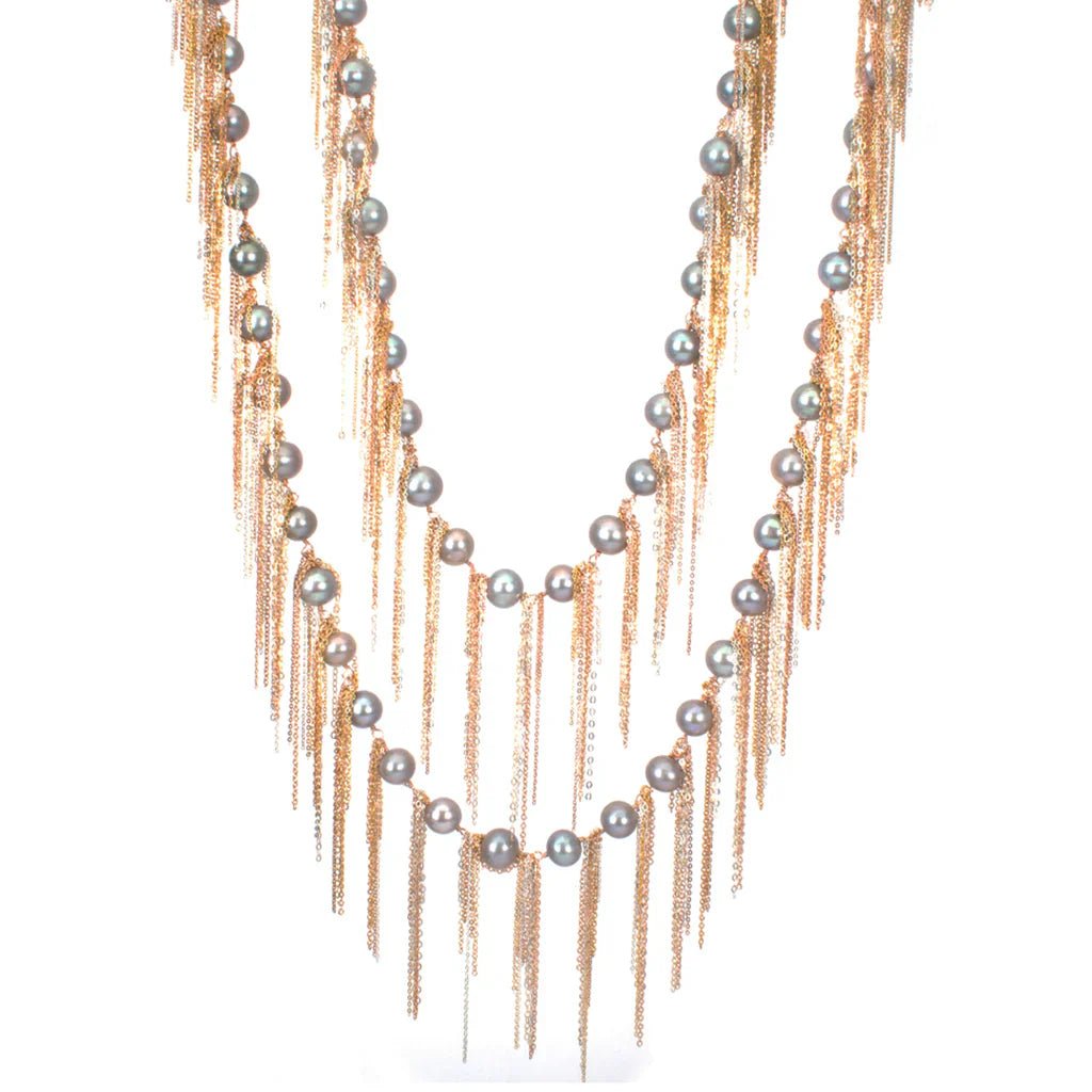 SILVER FRINGE NECKLACE - thegreatputonmvSILVER FRINGE NECKLACESILVER FRINGE NECKLACESILVER FRINGE NECKLACENeckaceSamira 13thegreatputonmvP - 1606 - S12 - NKF - 1 - S12SILVER FRINGE NECKLACERose+Yellow+Silver