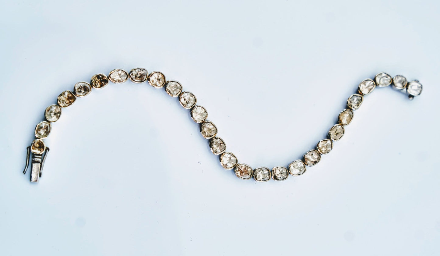 Sliced Diamond Bracelet 7.5" - thegreatputonmvSliced Diamond Bracelet 7.5"Sliced Diamond Bracelet 7.5"Sliced Diamond Bracelet 7.5"BraceletSafia DaythegreatputonmvSliced Diamond Bracelet 7.5"37102727