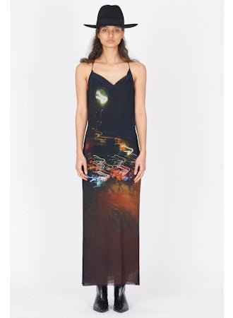 Stretch Tulle Long Printed Dress - thegreatputonmvStretch Tulle Long Printed DressStretch Tulle Long Printed DressStretch Tulle Long Printed DressISABEL BENENATOthegreatputonmvDJ12PF25Stretch Tulle Long Printed Dress38Dark Blue 73