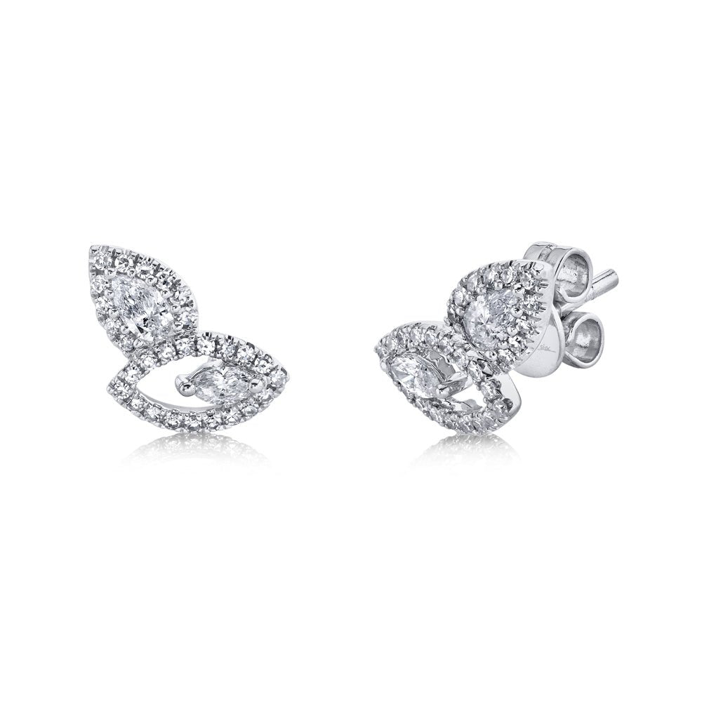 Stud Earrings - thegreatputonmvStud EarringsStud EarringsStud EarringsEarringsShy CreationthegreatputonmvStud Earrings14K White/Gold95714439