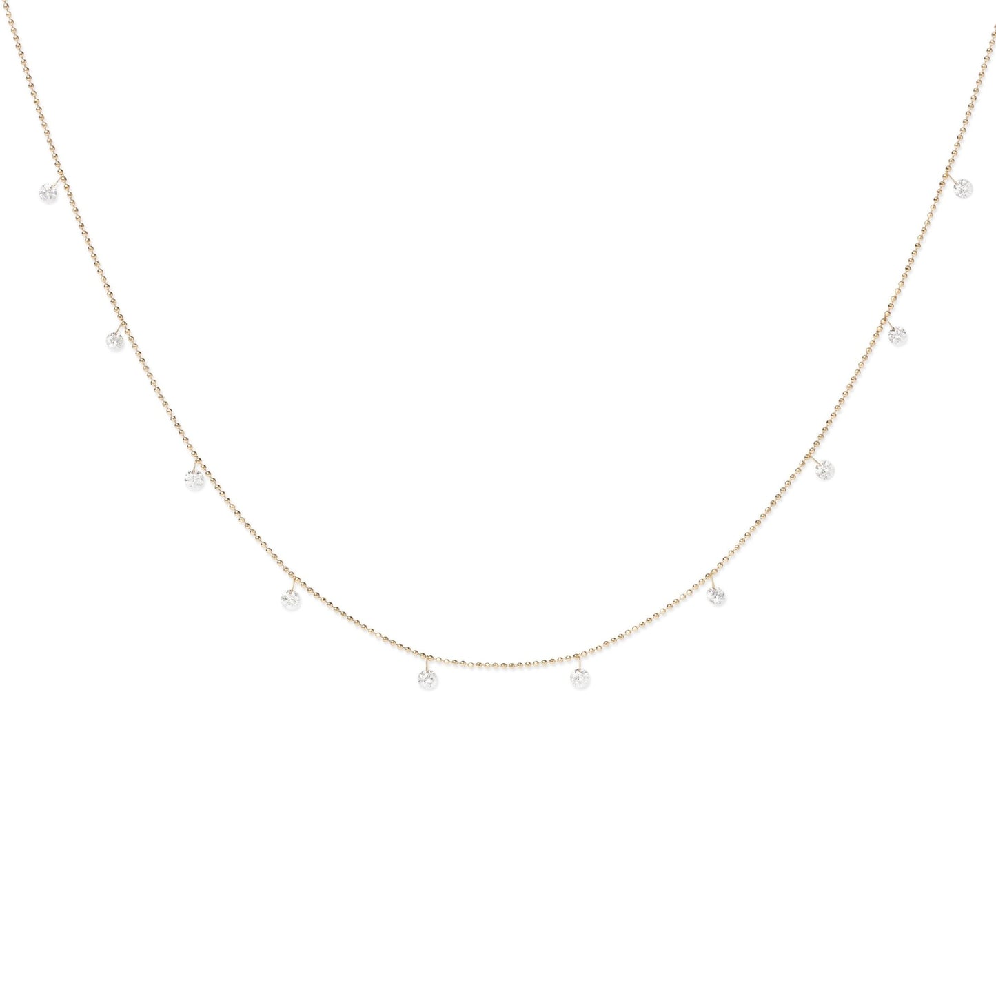 Ten Floating Diamond Necklace - thegreatputonmvTen Floating Diamond NecklaceTen Floating Diamond NecklaceTen Floating Diamond NecklaceNecklaceLizabeththegreatputonmvTen Floating Diamond Necklace18K Yellow Gold51545735