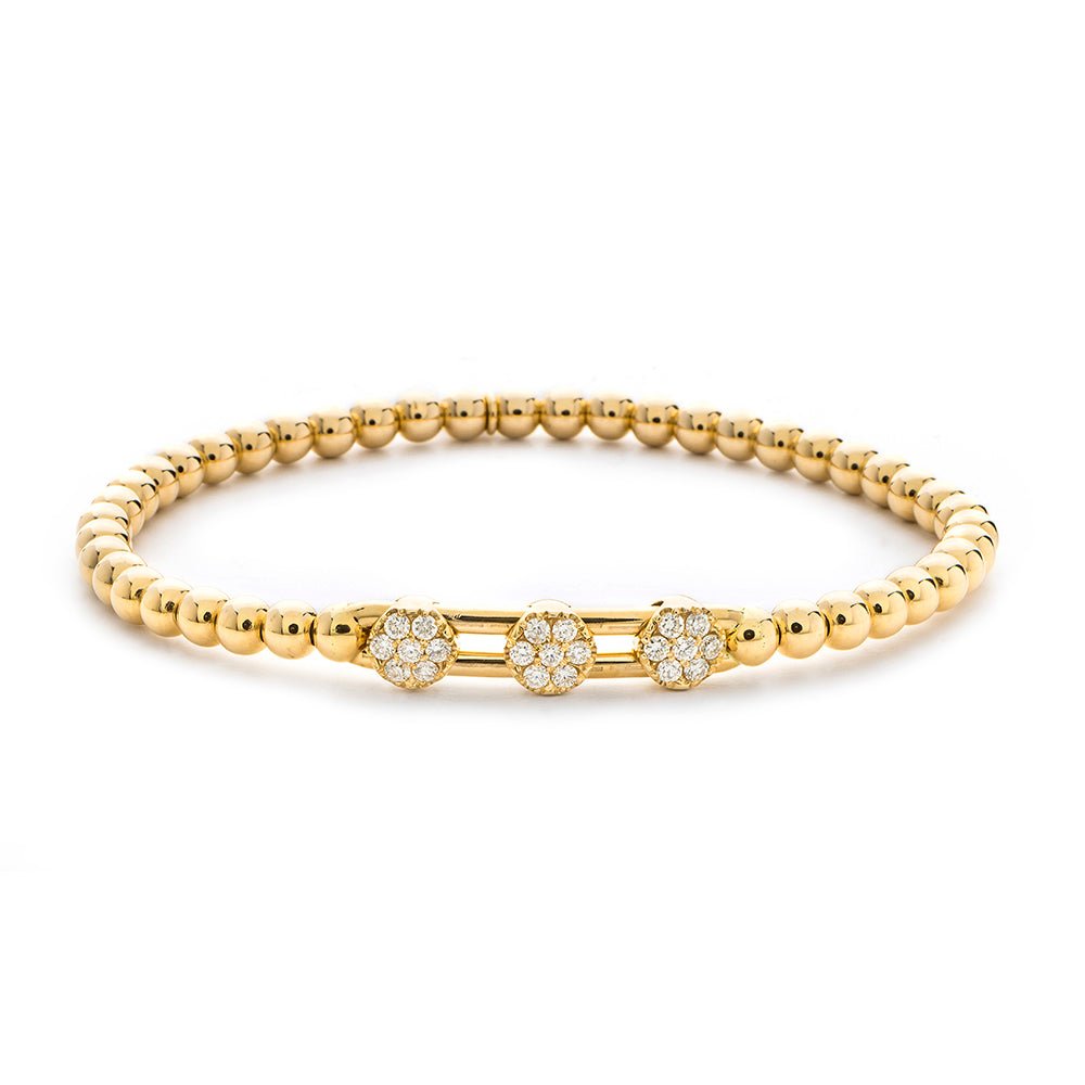 Tresore Stretch Bracelet – 20356 - thegreatputonmvTresore Stretch Bracelet – 20356Tresore Stretch Bracelet – 20356Tresore Stretch Bracelet – 20356Braceletshulchi bellunithegreatputonmv20356 - YWDIAMONDS / quantity: 21 pcs / weight: 0,30 ct GOLD / weight: 9,50 g16255879