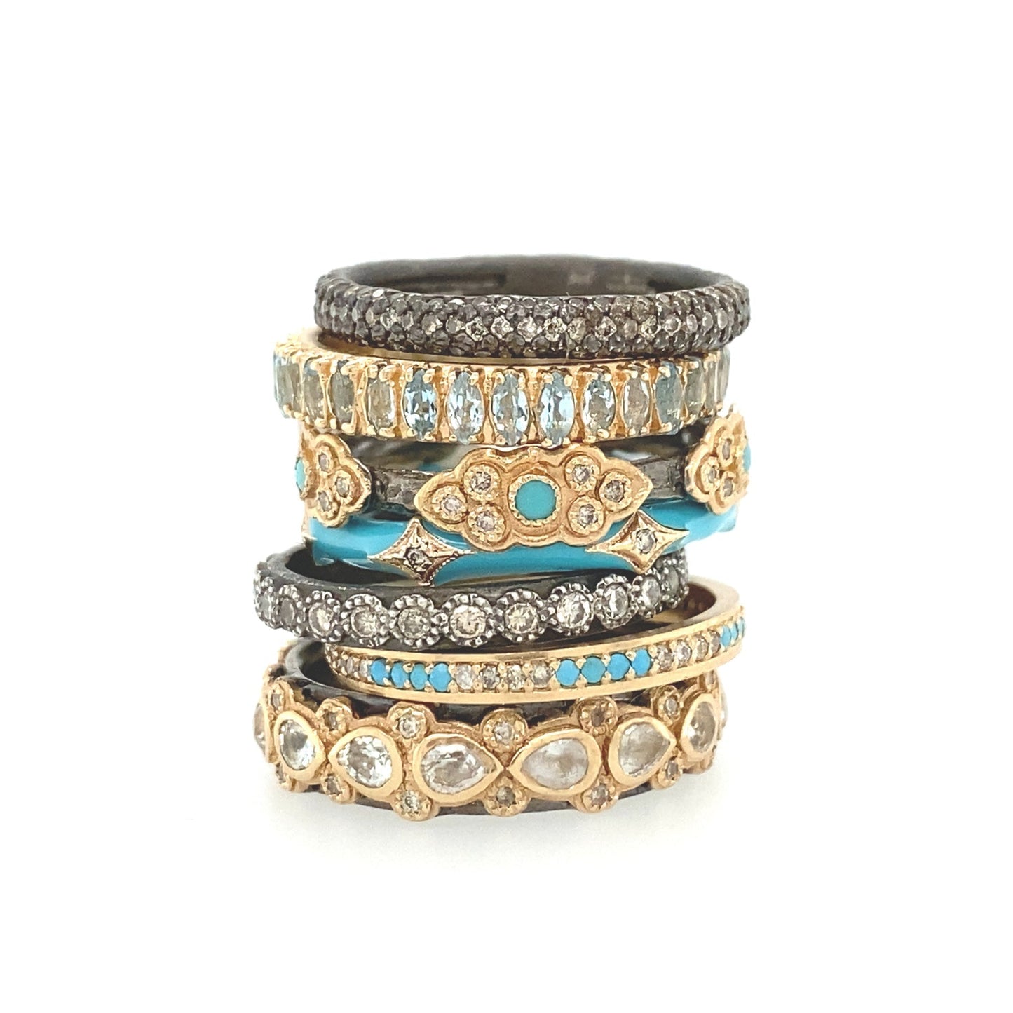 Turquoise Enamel Crivelli Stack Band Ring - thegreatputonmvTurquoise Enamel Crivelli Stack Band RingTurquoise Enamel Crivelli Stack Band RingTurquoise Enamel Crivelli Stack Band RingRingsArmentathegreatputonmv1621914K Rose Gold and Sterling Silver Crivelli Stack Ring in Turquoise Enamel with Champagne Diamonds (0.04 TCW)6.564475015