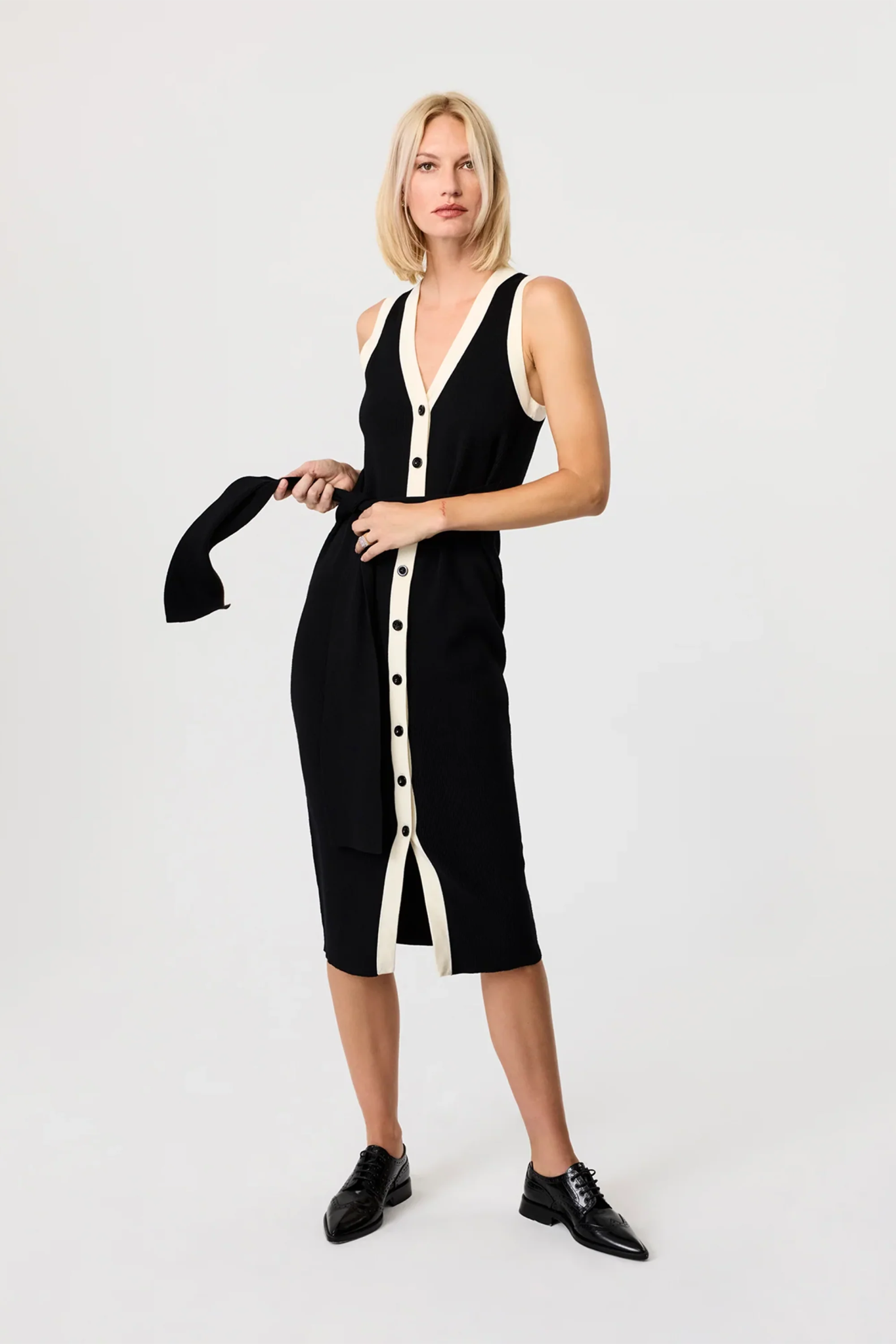 Victoria Knit Tie Front Dress - thegreatputonmvVictoria Knit Tie Front DressVictoria Knit Tie Front DressVictoria Knit Tie Front DressDressTOCCINthegreatputonmvTU4907K024Victoria Knit Tie Front Dressx smallJET39140892