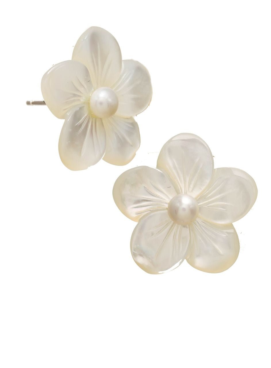 White Mother of Pearl Carved Flower - thegreatputonmvWhite Mother of Pearl Carved FlowerWhite Mother of Pearl Carved FlowerWhite Mother of Pearl Carved FlowerEarringsMargo MorrisonthegreatputonmvEARP - MOPflowWhite Mother of Pearl Carved Flower24967815