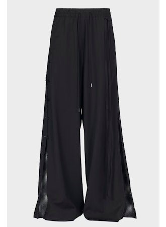 Wide - leg Wool Trousers - thegreatputonmvWide - leg Wool TrousersWide - leg Wool TrousersWide - leg Wool TrousersISABEL BENENATOthegreatputonmvDW35F25Wide - leg Wool Trousers40Black