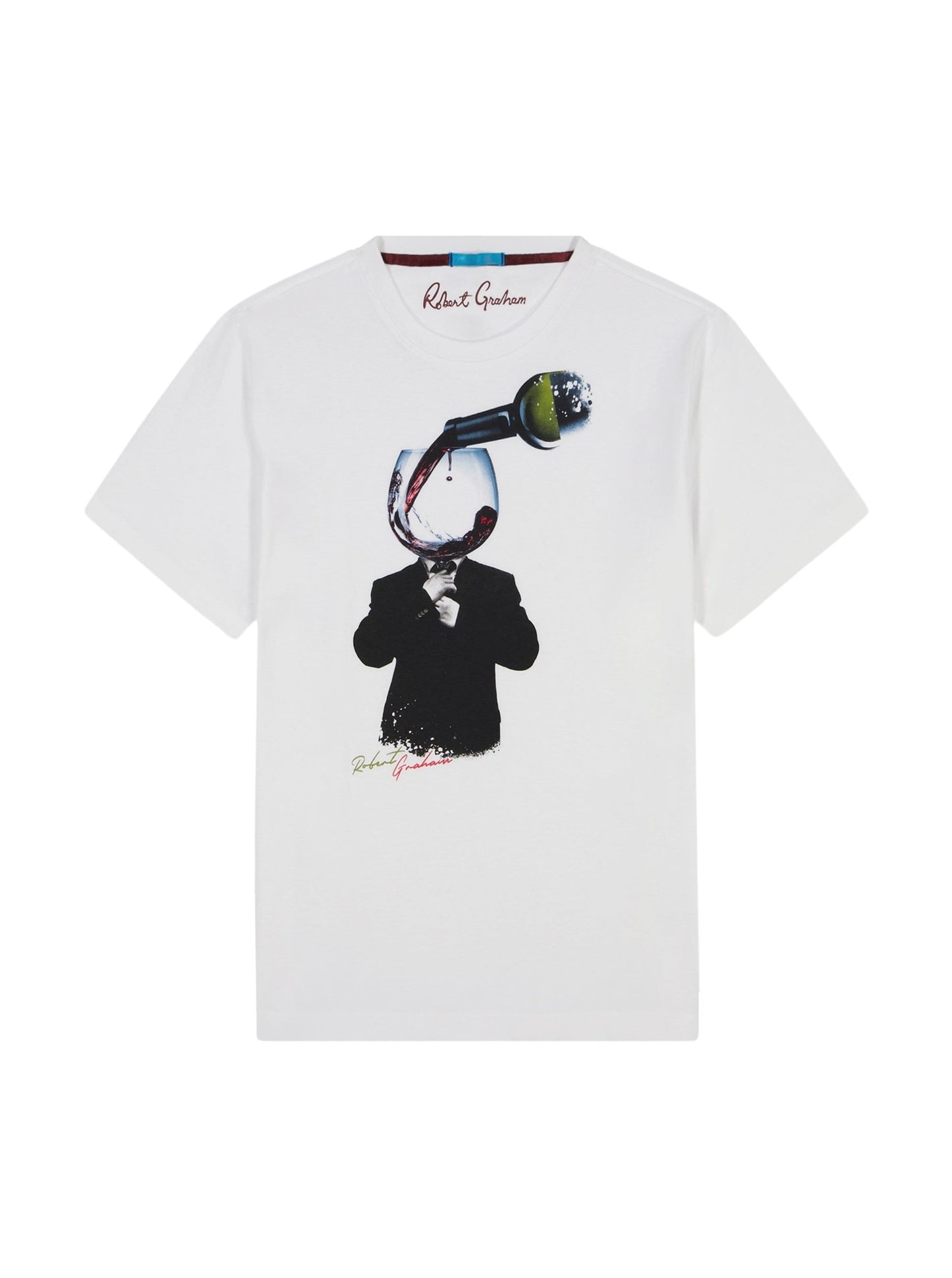 Wine man s/s graphic T-shirt - thegreatputonmvWine man s/s graphic T-shirtWine man s/s graphic T-shirtWine man s/s graphic T-shirtRobert GrahamthegreatputonmvF25757 - 100Wine man s/s graphic T-shirtMWhite