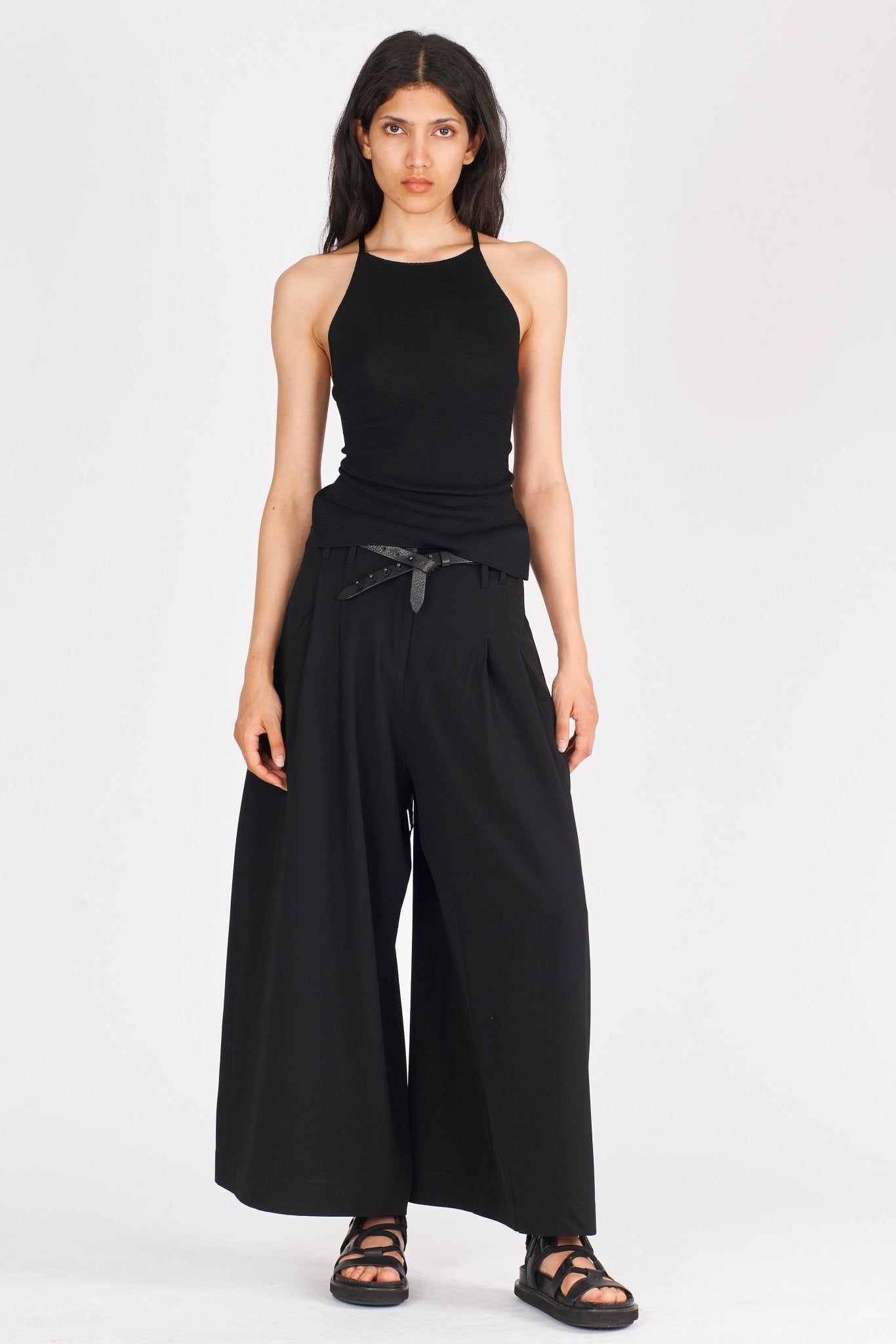 Wool Trousers - thegreatputonmvWool TrousersWool TrousersWool TrousersISABEL BENENATOthegreatputonmvDW24S25Wool Trousers38Black